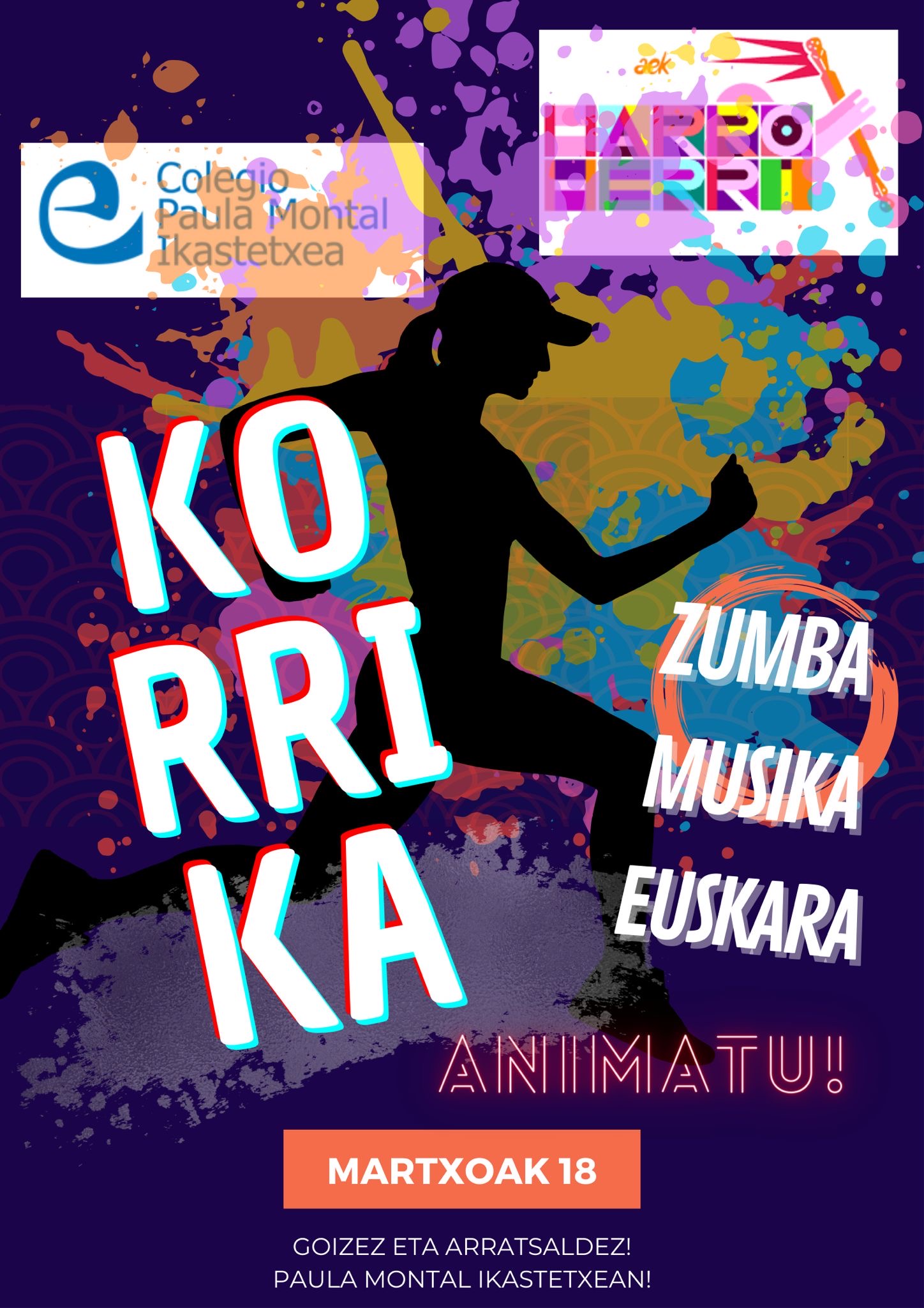 Badator Korrika eskolara / Llega la Korrika al colegio