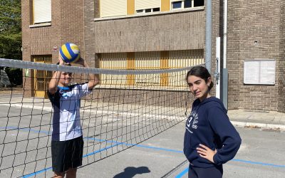 Nuevo curso, nueva cancha de voleibol / Ikastute berria, boleiboleko kantxa berria