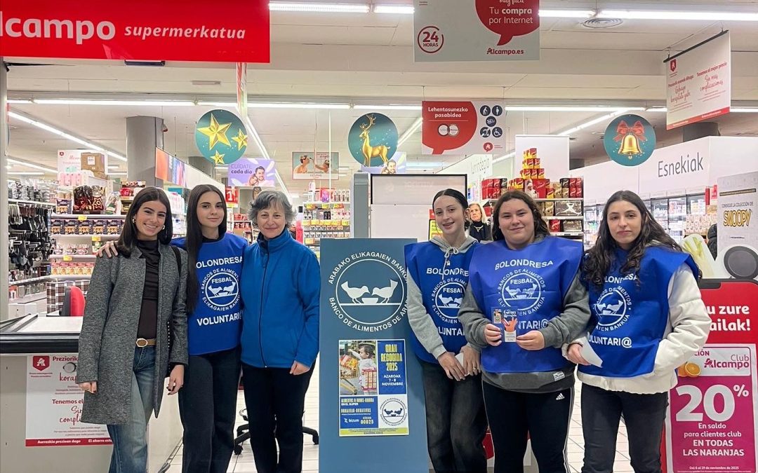 Colaborando con el Banco de alimentos de Álava / Arabako elikagaien bankuarekin lankidetzan