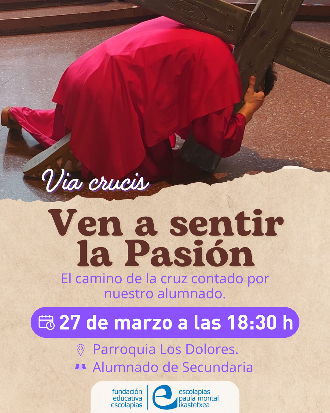 VIA CRUCIS en la parroquia de LOS DOLORES / GURUTZE-BIDEA LOS DOLORES PARROKIAN