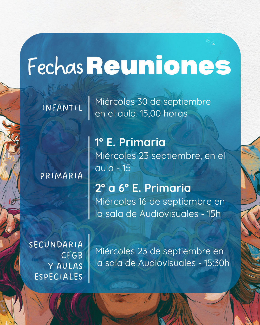 Reuniones de inicio del curso 2026-2027 / 2026-2027 ikastutearen hasierako bilerak